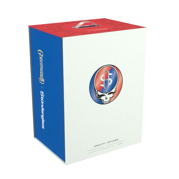 Stündenglass - Gravity Infuser 360 Degrees - Limited Edition Grateful Dead – Fordampere (bakfra)