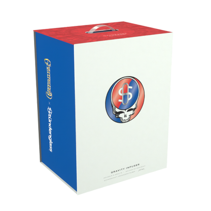 Stündenglass - Gravity Infuser 360 Degrees - Limited Edition Grateful Dead – Fordampere (bakfra)
