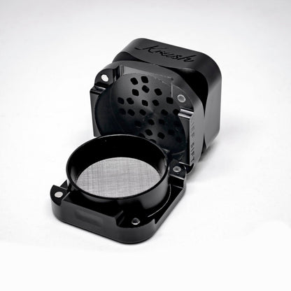 KRUSH 3.0 metall grinder, 3 deler – Fordampere (i bruk)