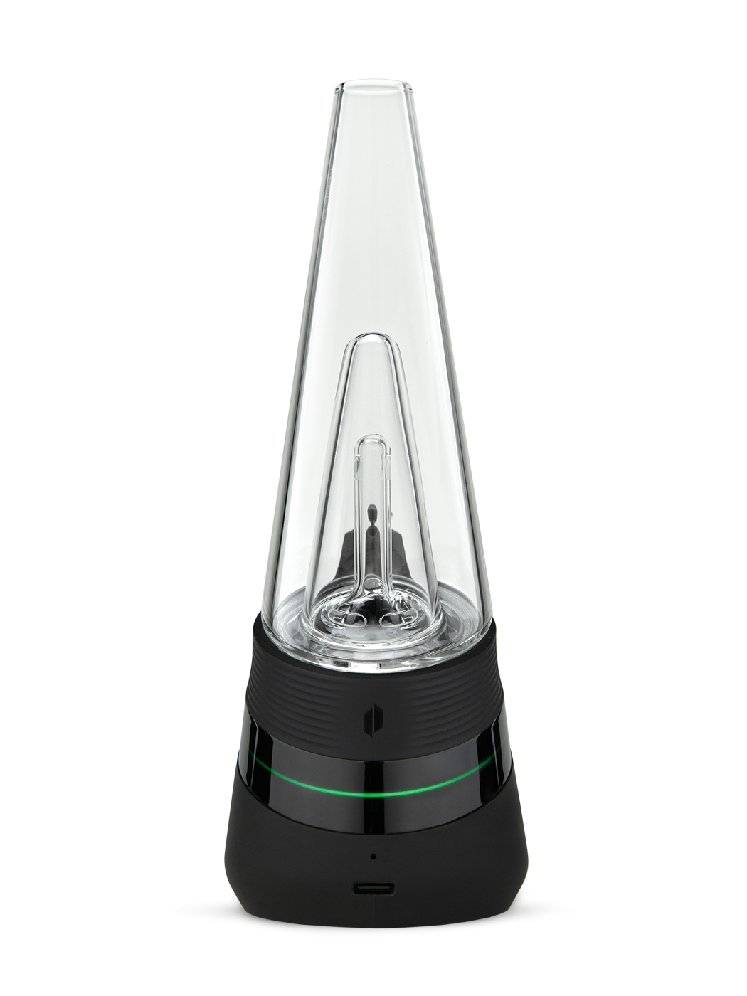 Puffco Peak - Elektronisk Dab-Rig (Svart/Onyx) – Puffco (fra siden)