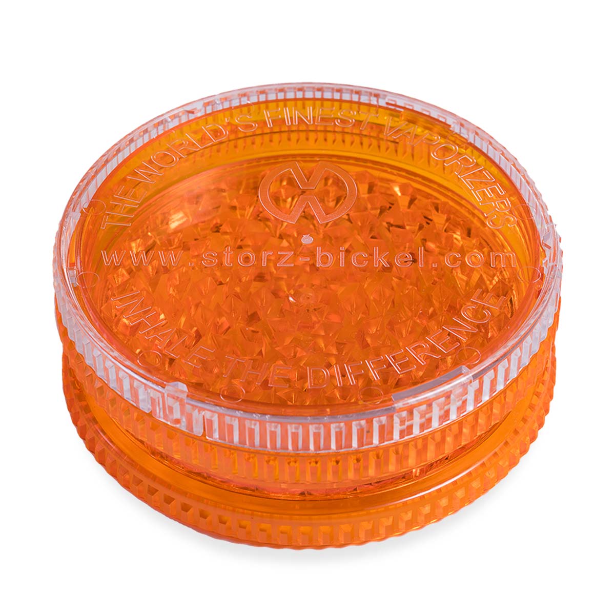 Storz & Bickel Volcano grinder herb mill XL. Oransje plast. 55cm – Fordampere