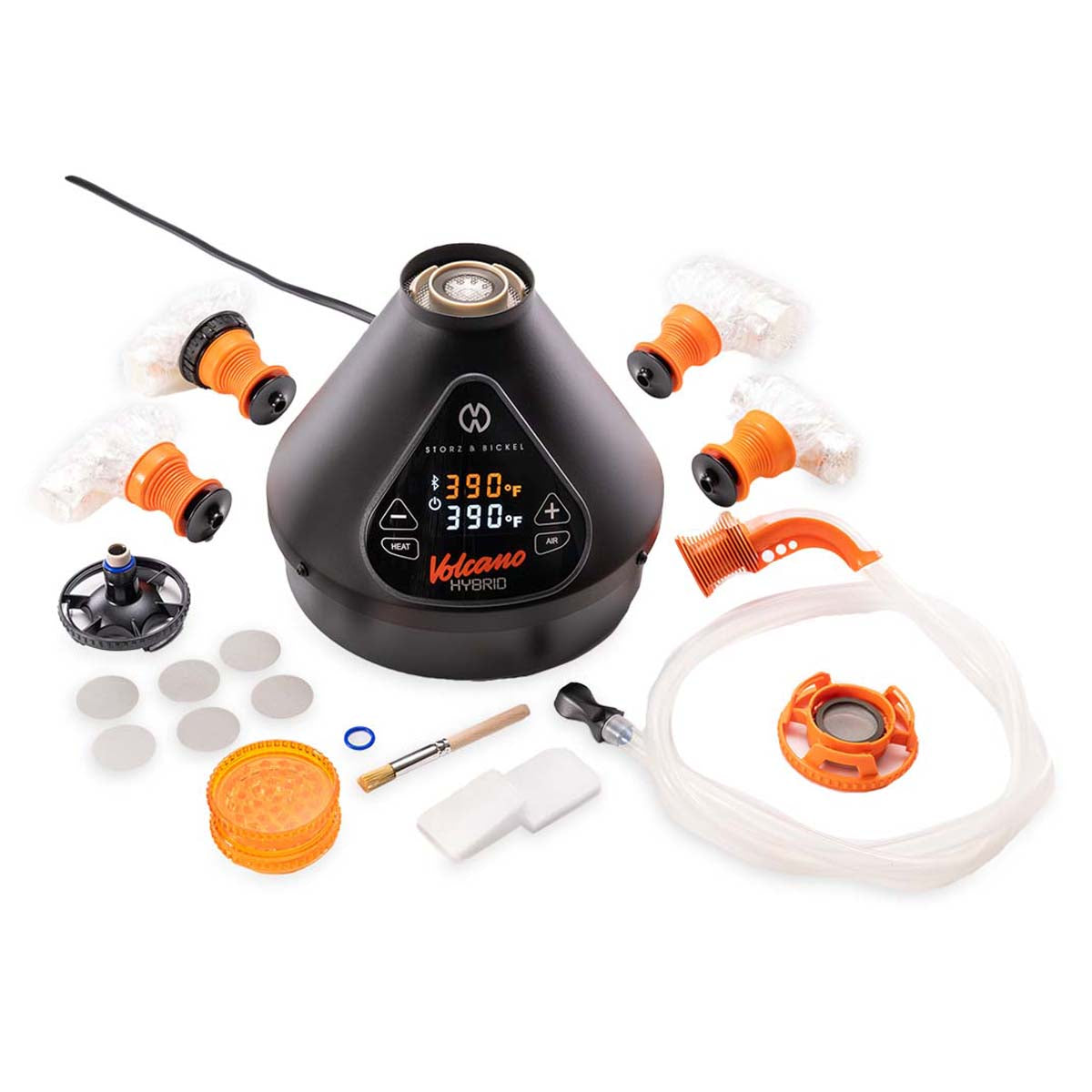 Storz & Bickel - Volcano HYBRID, Easy Valve m/ Bluetooth App - ONYX – Fordampere (forfra)