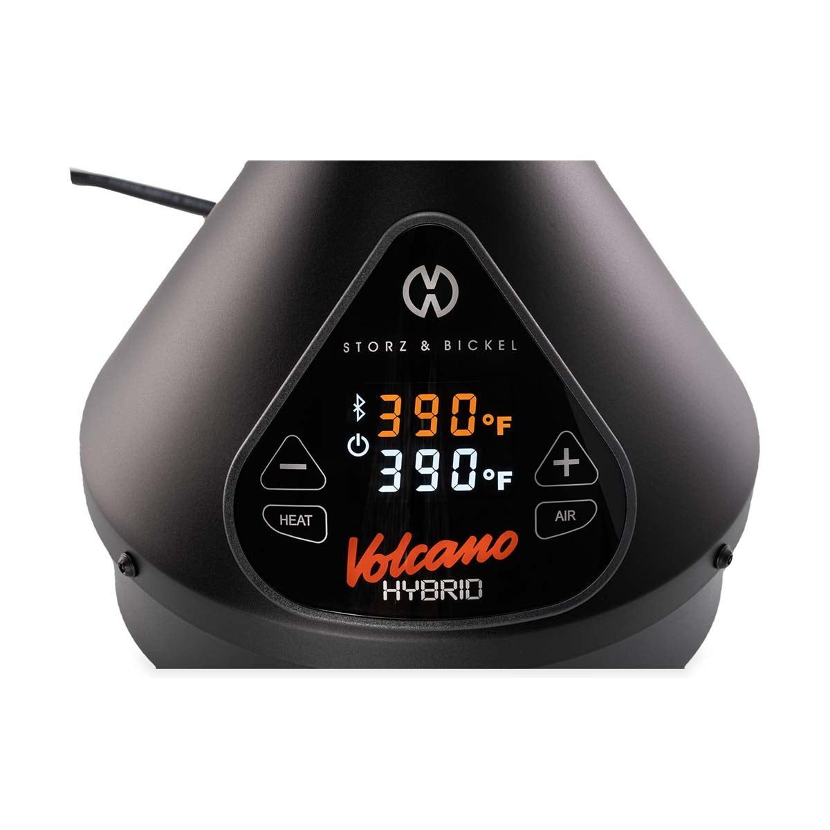 Storz & Bickel - Volcano HYBRID, Easy Valve m/ Bluetooth App - ONYX – Fordampere (fra siden)